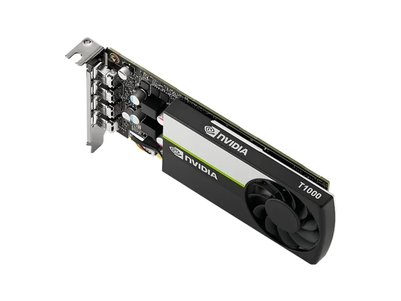 NVIDIA T1000 - grafikkort - T1000 - 4 GB GDDR6 - PCIe 3.0 x16 lavprofil - 4 x Mini DisplayPort