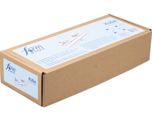 form&style douchekraan met thermostaat KUDA chroom