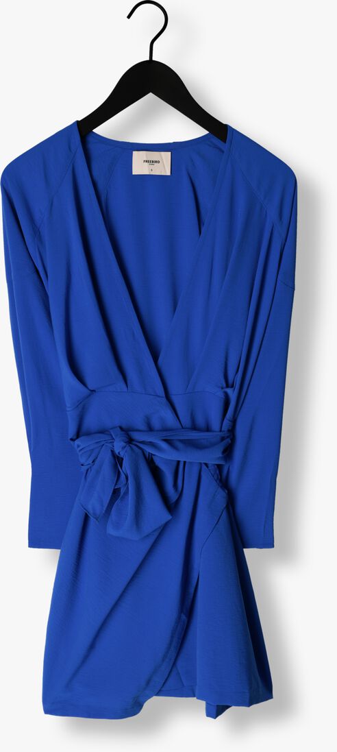 FREEBIRD blauwe freebird mini jurk wv-drape-pes-23-1
