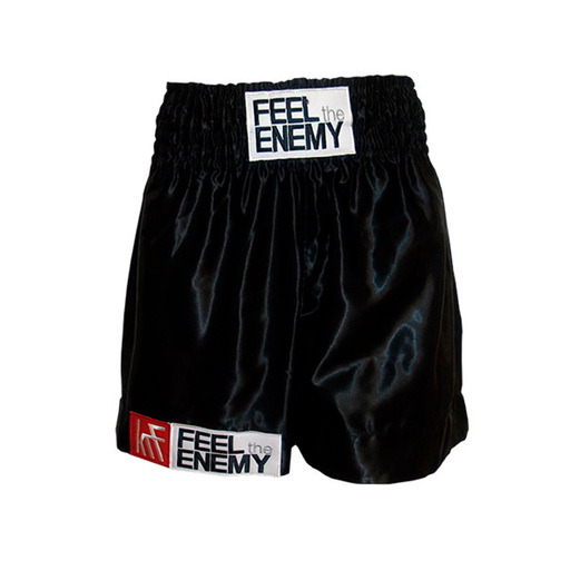 Box Krf Dc Calção de Boxe Preto Liso T/m
