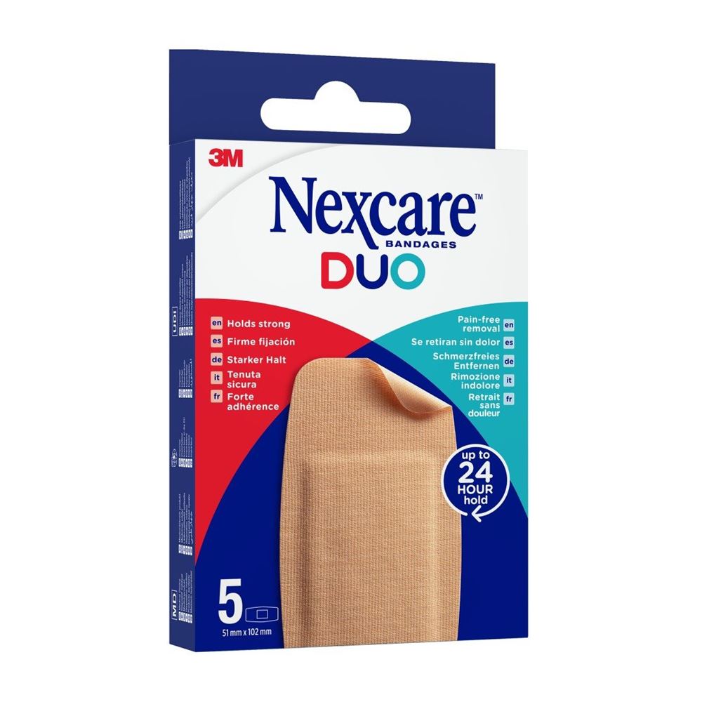 NEXCARE Pflaster Duo<br>5 Stück, Maxi