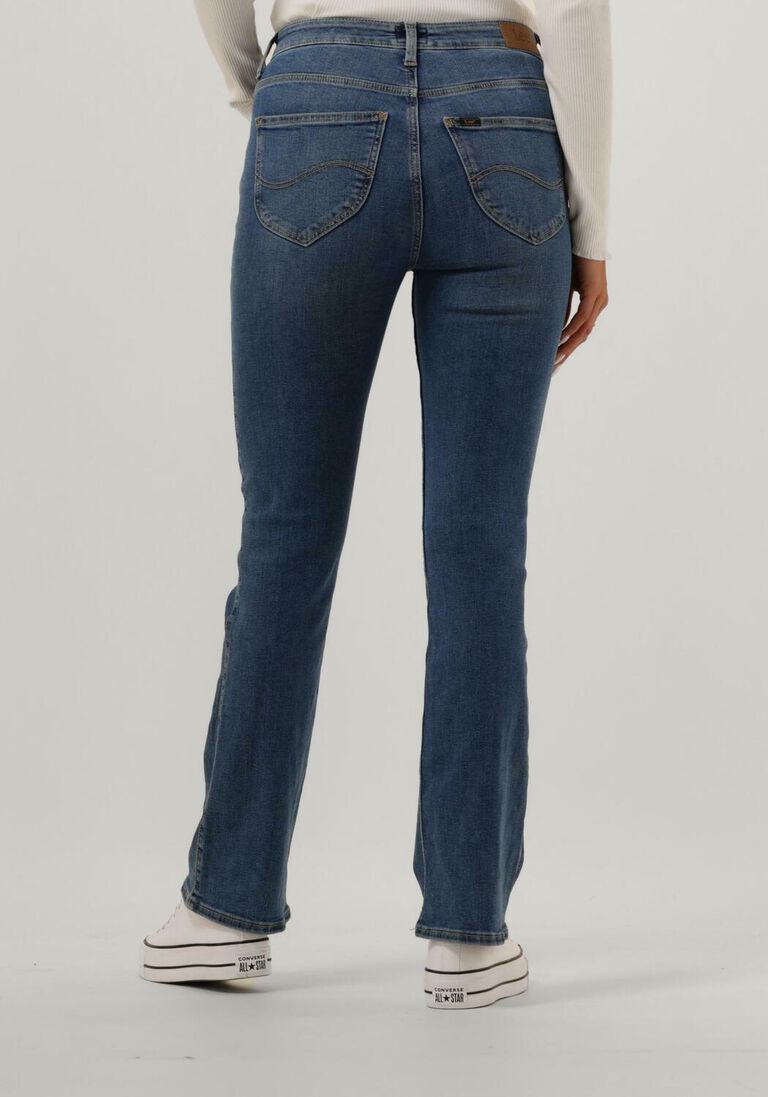 LEE lichtblauwe lee flared jeans breese boot