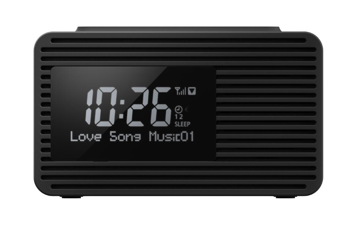 Radiowecker RC-D8 SchwarzDAB+-Radiowecker mit warmem Klang