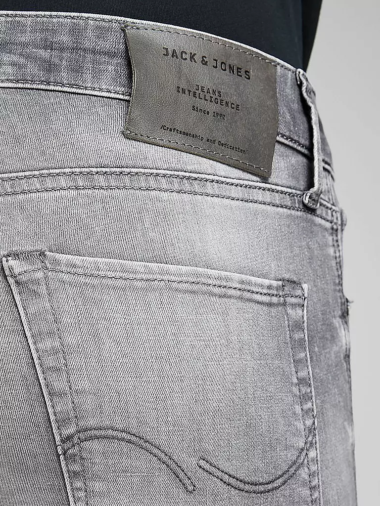 JACK & JONES Jeans Slim Fit JJIGLENN JJICON  grau