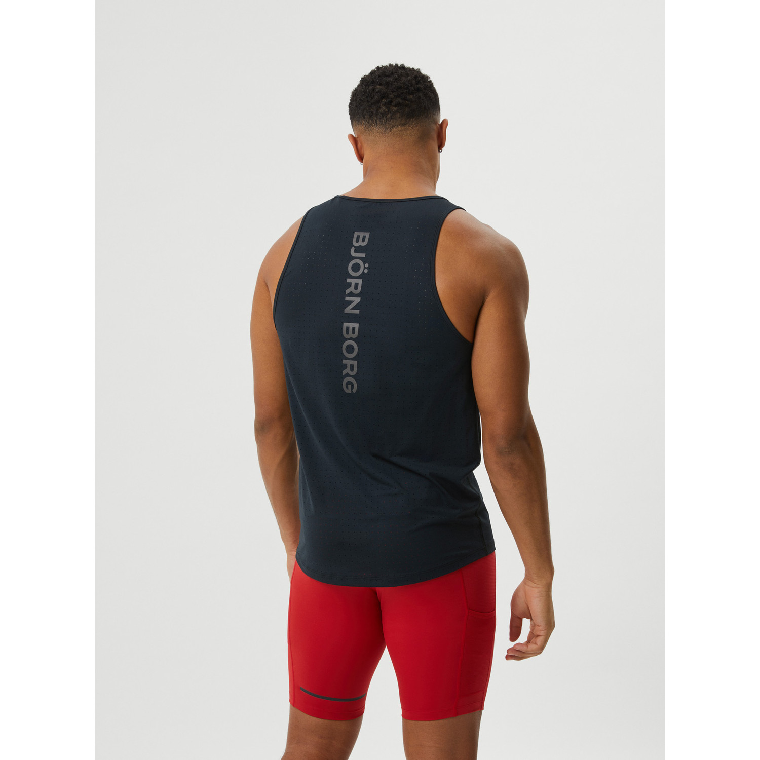 Björn Borg Borg Running perforated Singlet Heren