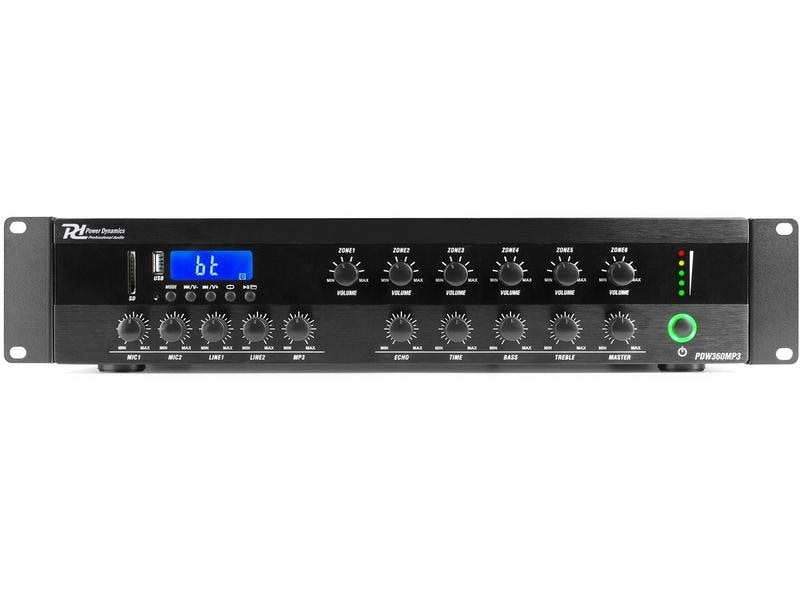 Power Dynamics Verstärker Pro PDW360 Mpx3 Rack-montierbarer Verstärker