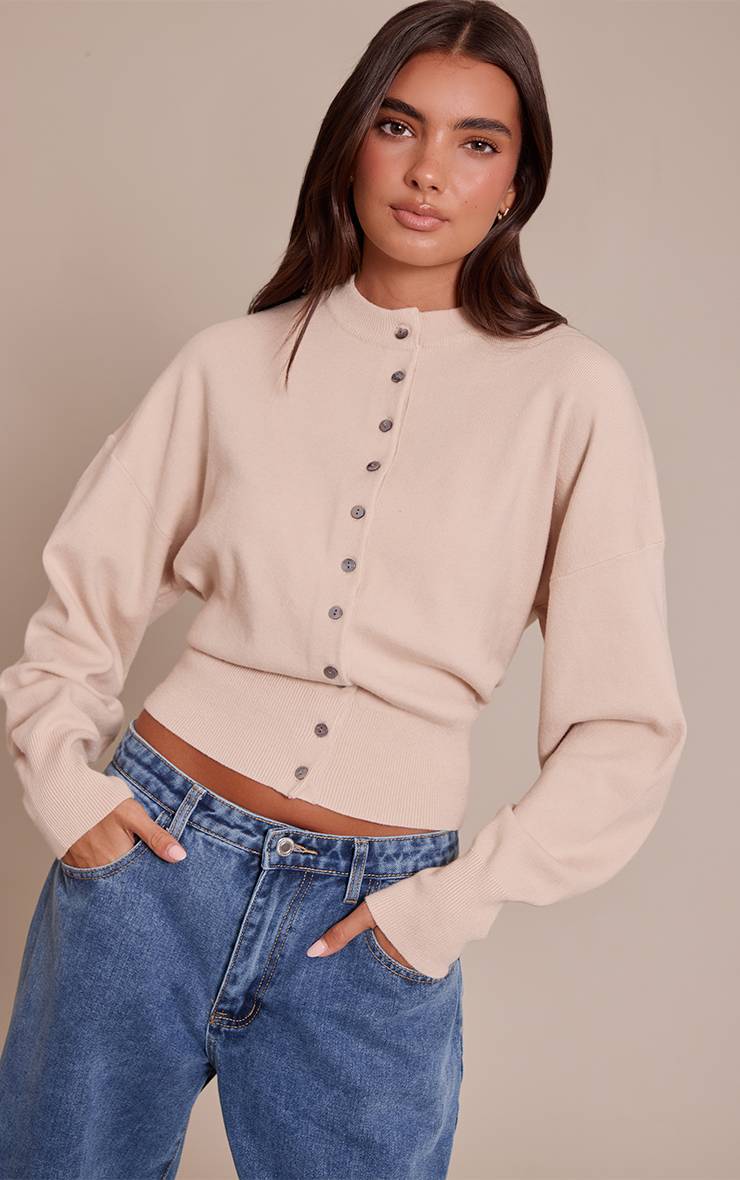 Avoine Cardigan Tricoté Compact