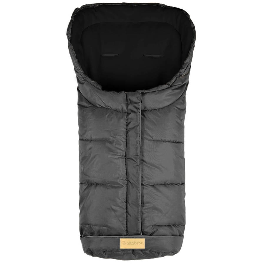 Altabebe Winterfußsack Active für Kinderwagen Dunkelgrau-Schwarz