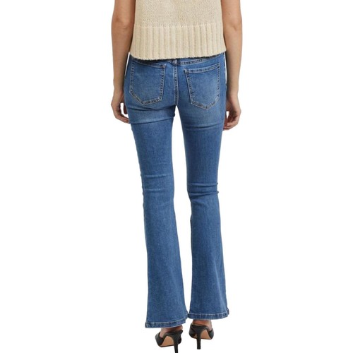 Vila - VIEKKO RW FLARED JEANS/SU MDB Azul
