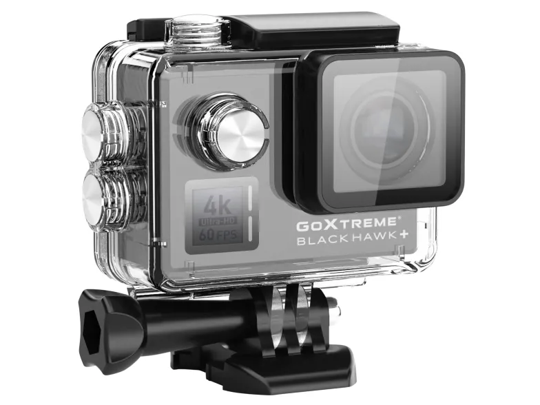 Easypix GoXtreme BlackHawk  4K - Action-kamera - 4K / 60 fps - 12.0 MP - Wireless LAN - undervands op til 60 m