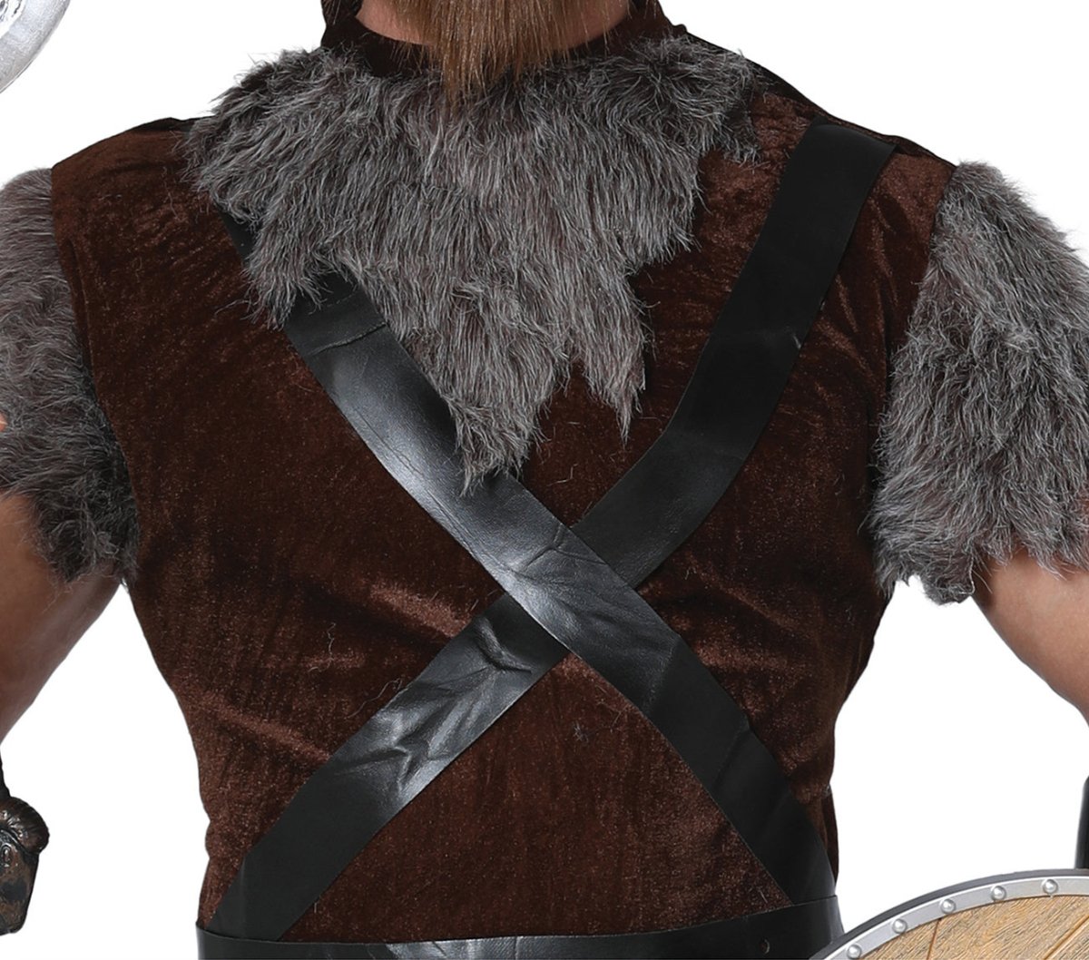 Viking Kostuum Bruin Grijs Heren