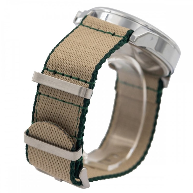 Superbe Montre d'Homme Tissu Beige GIORGIO
