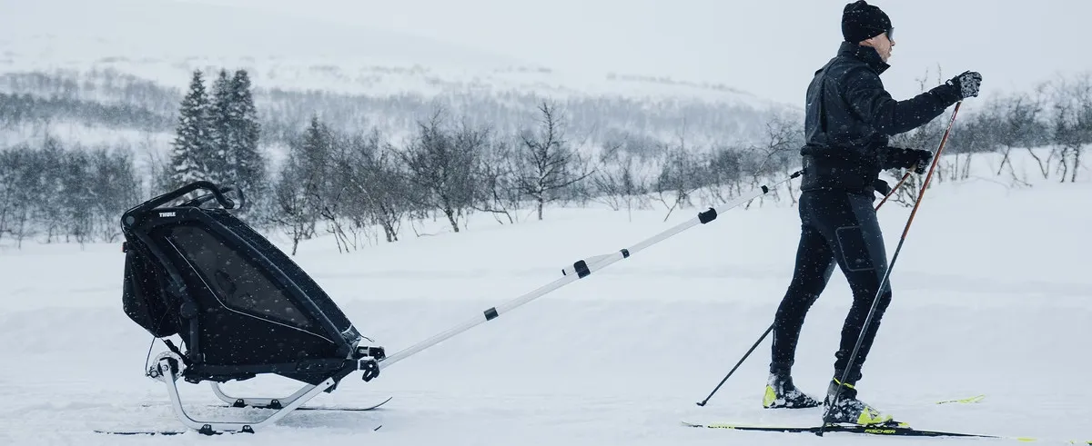 Thule Chariot Xc Ski Kit Aluminium/black