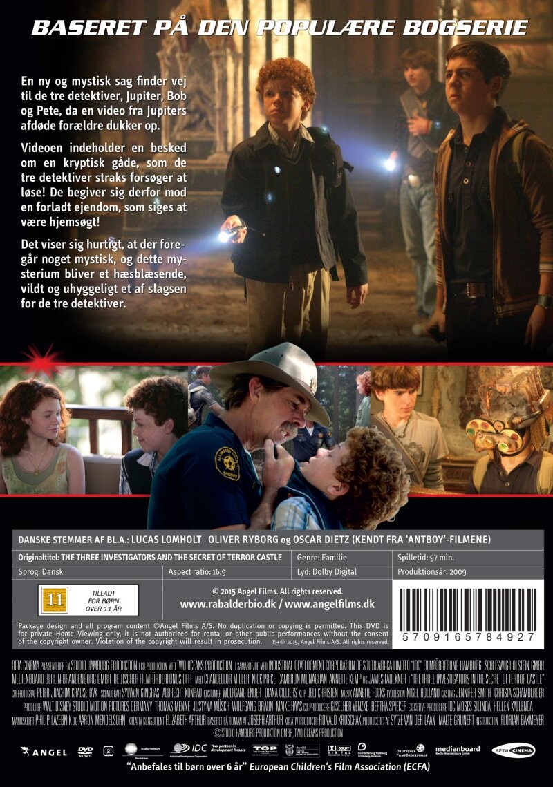 De 3 Detektiver: Spøgelsesslottet - DVD