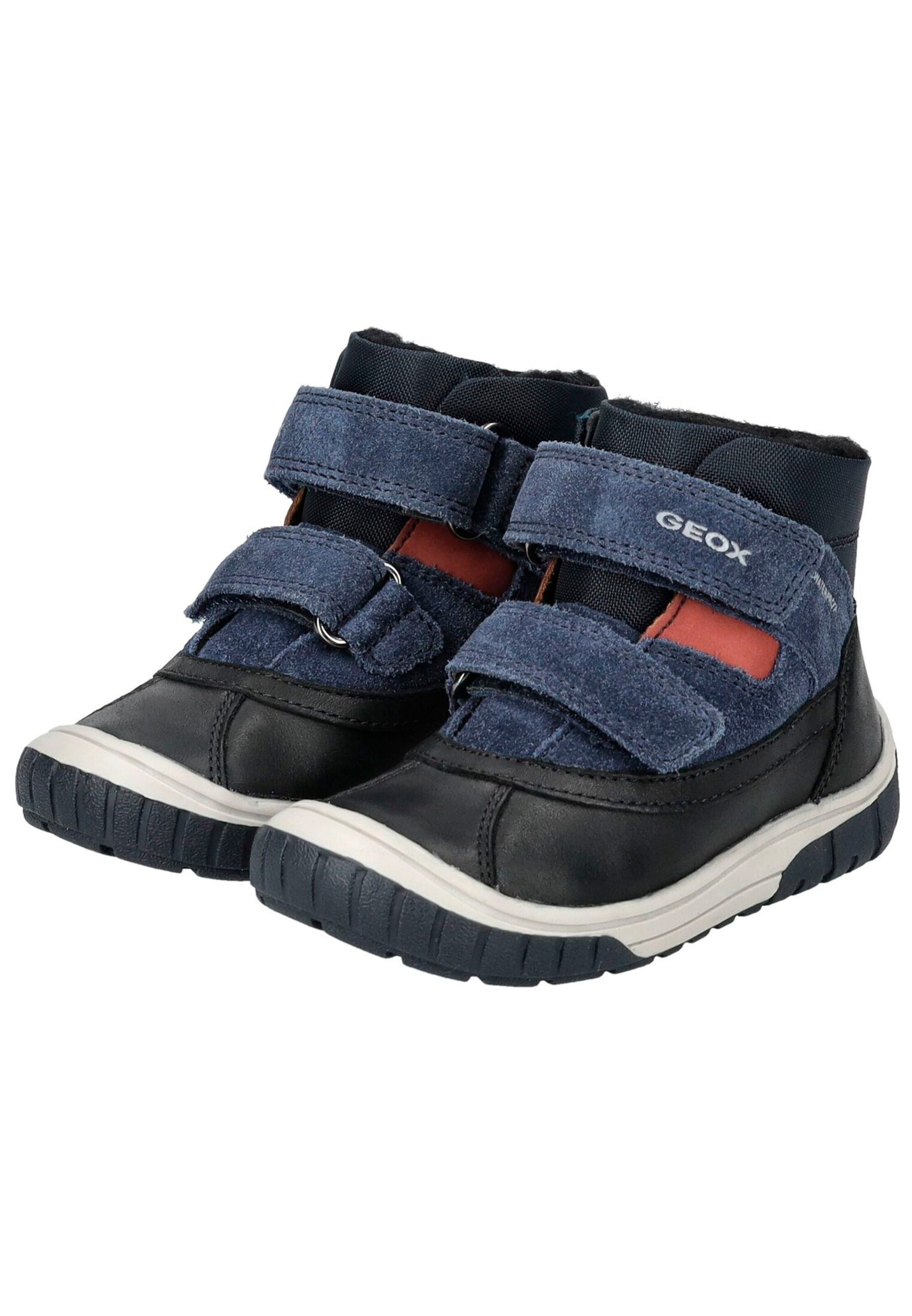 GEOX Stiefelette Schwarz/Blau
