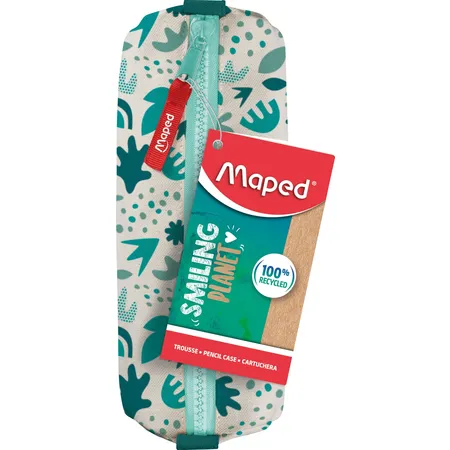 Maped Federmäppchen SMILING PLANET aus recyceltem Material