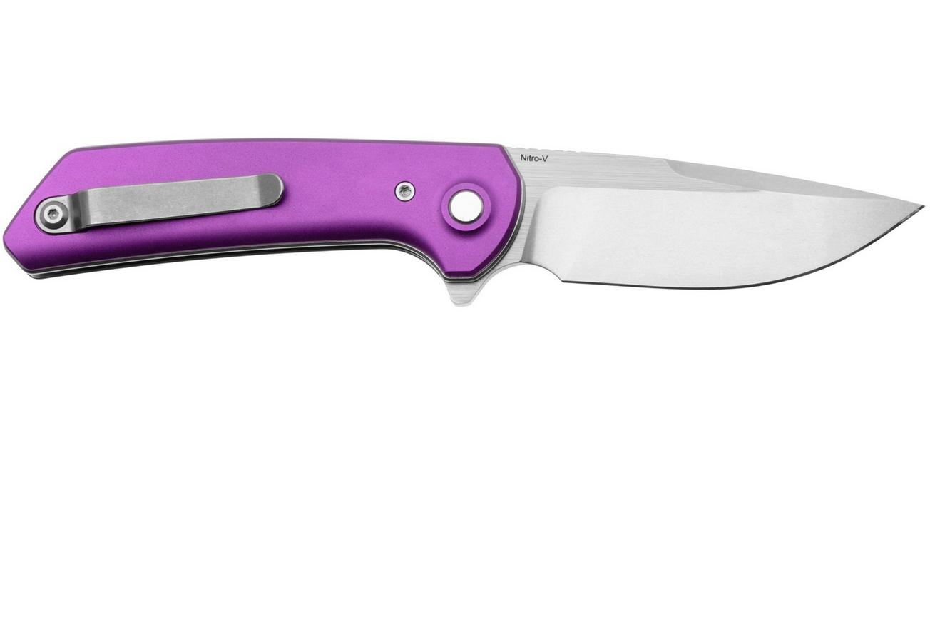 Reate PL-XF Stonewashed NItro-V, Purple Aluminium, zakmes