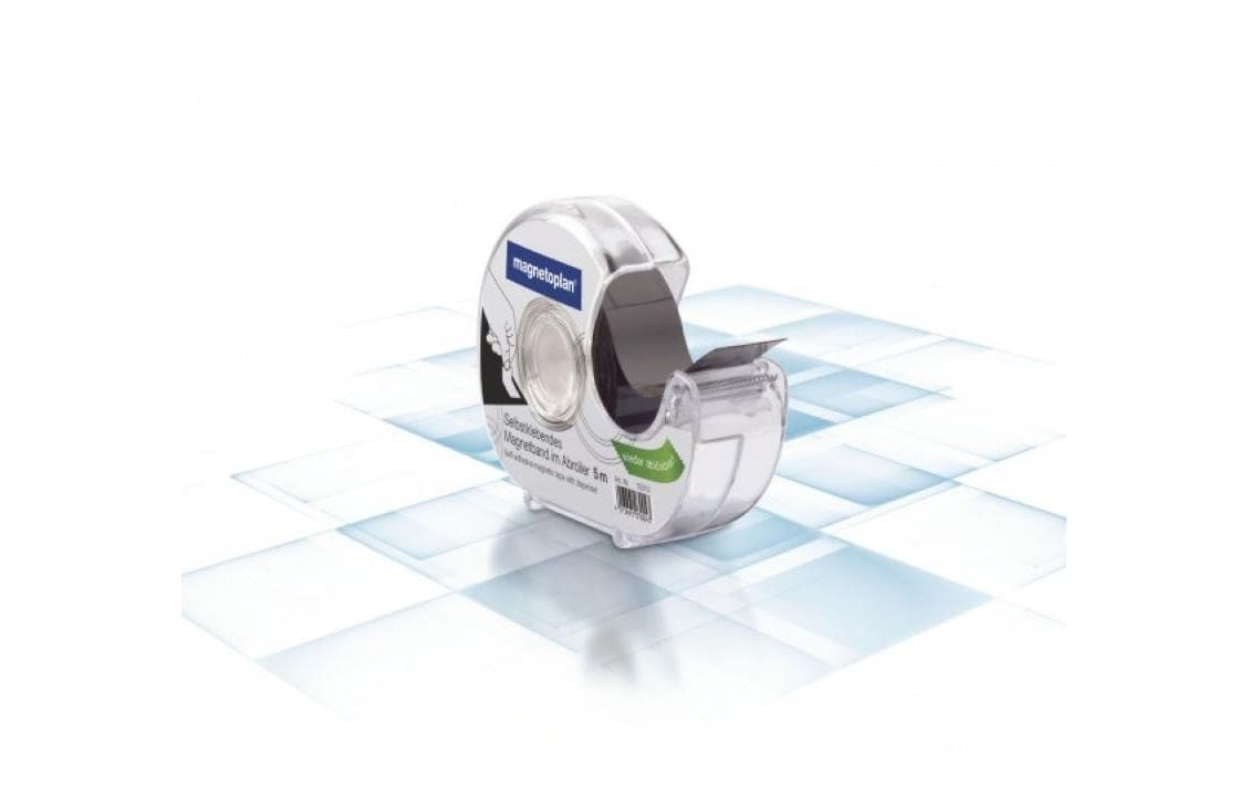 Magnetband 1.9 cm x 5 m im Spender, selbstklebendSchwarz