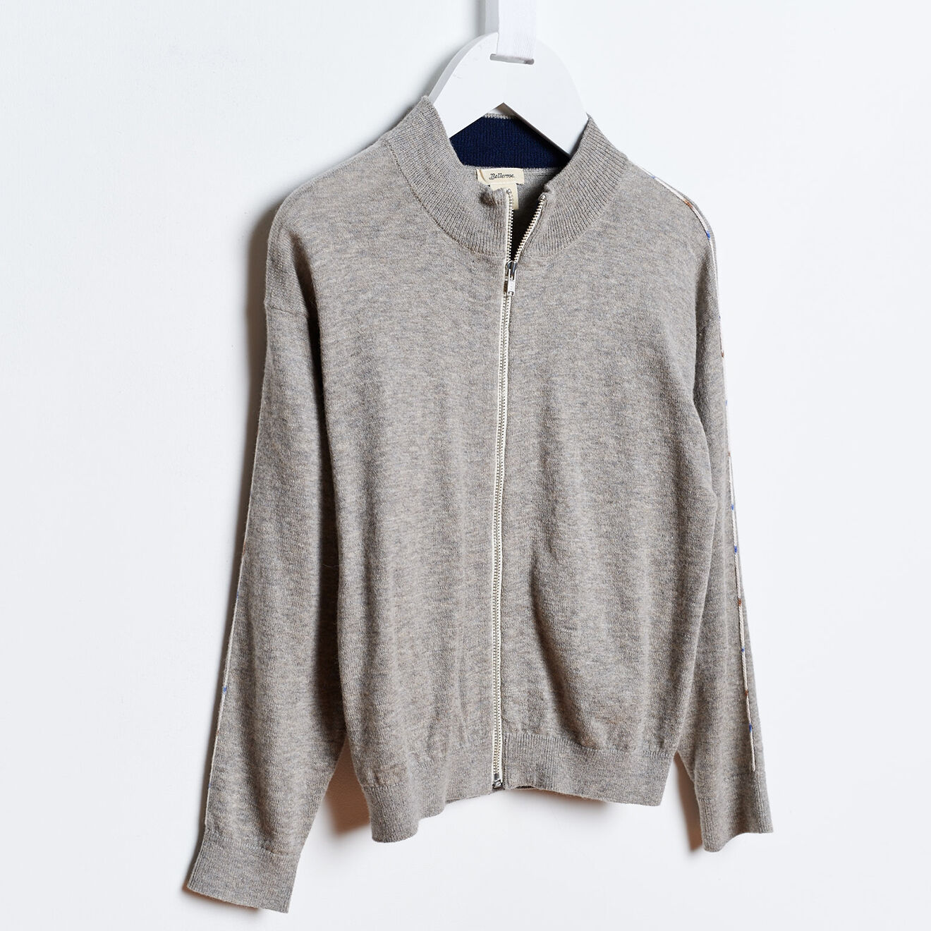 Bellerose Gilet zippé Glabo gris