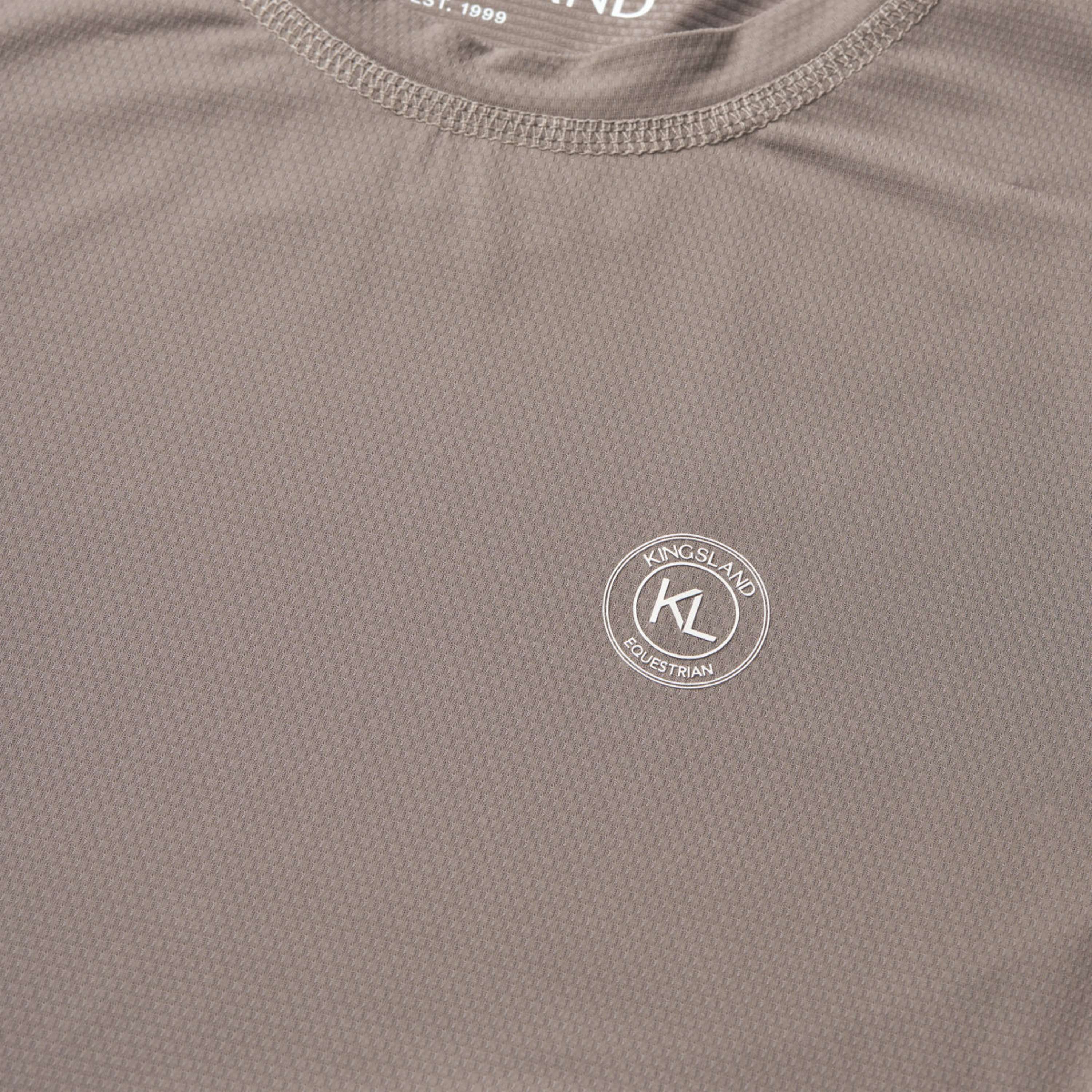 Kingsland T-Shirt KLLeona Technical Brown Iron