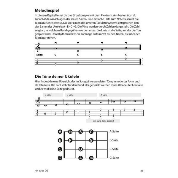 Cascha Verlag Ukulele – Schnell und einfach