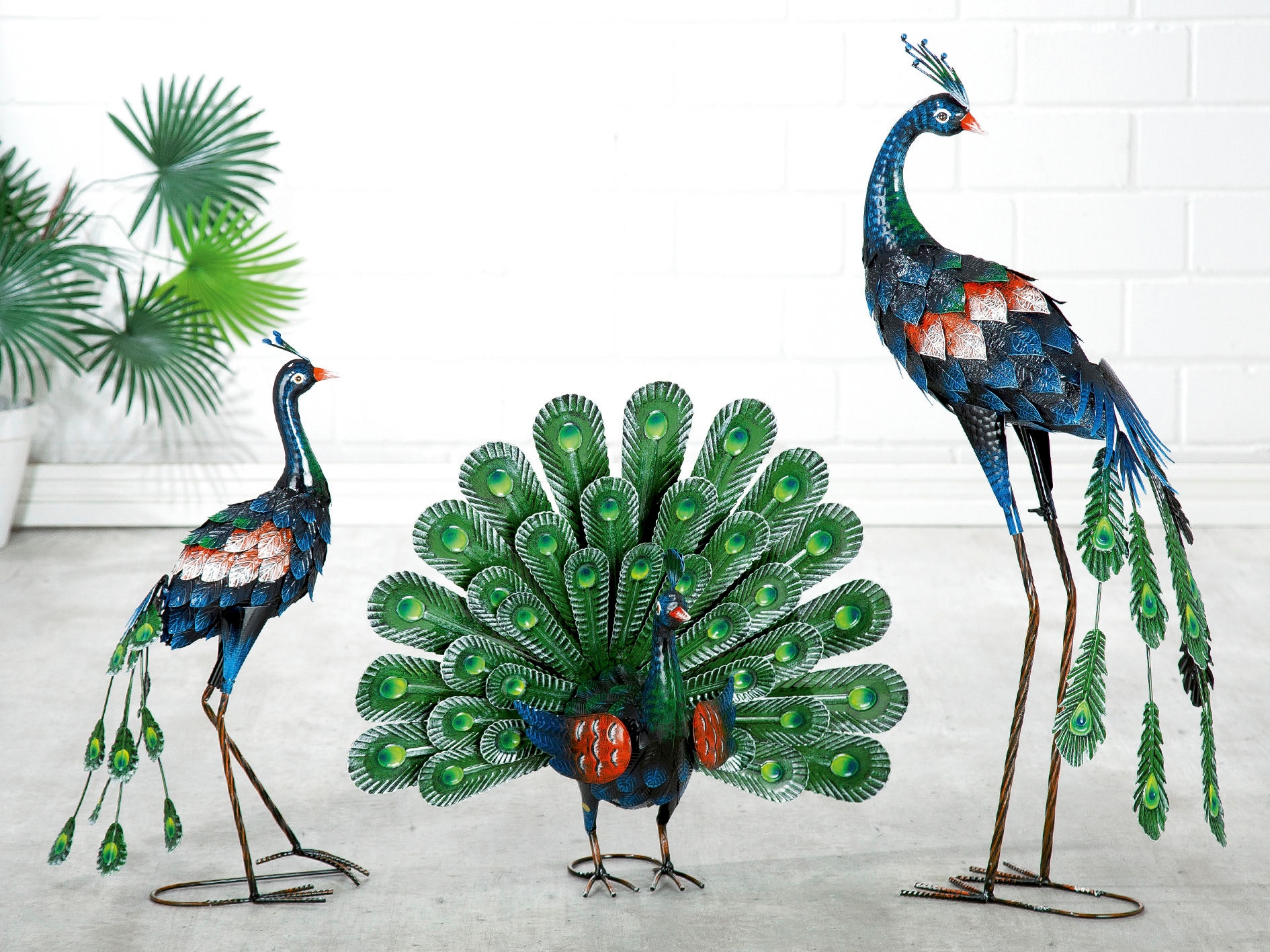 GILDE Tierfigur »Pfau Fächer«