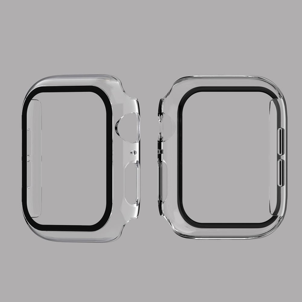 Apple Watch Series (38 mm) Hardcase Bumper   Display Schutzfolie - Transparent