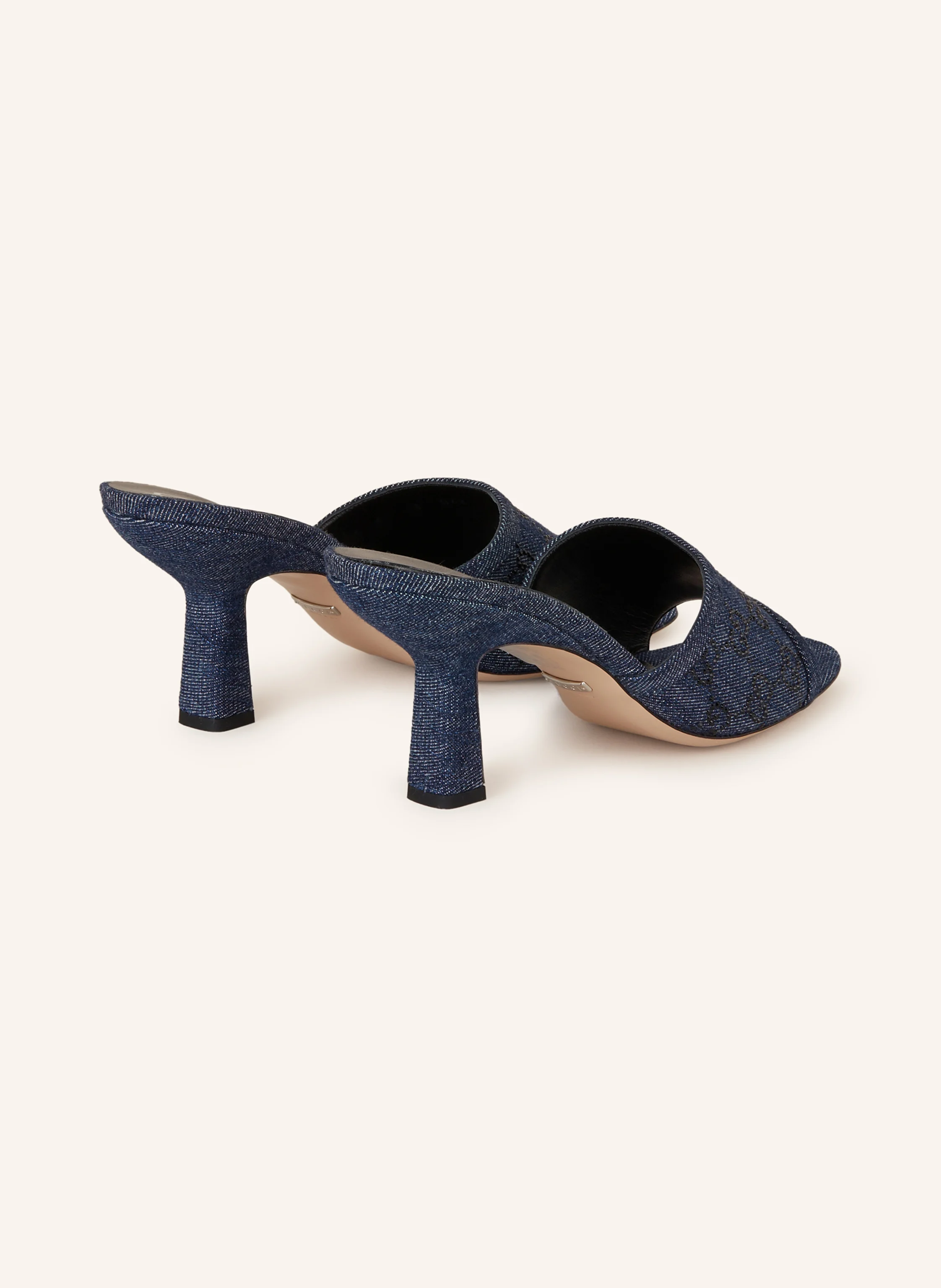 GUCCI Mules mit Schmucksteinen