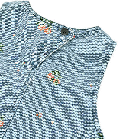 Liewood Kleid - Angelica - Denim - Hellblau m. Pfirsiche