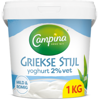 Campina Griekse Stijl Yoghurt 2% Vet 1 kg