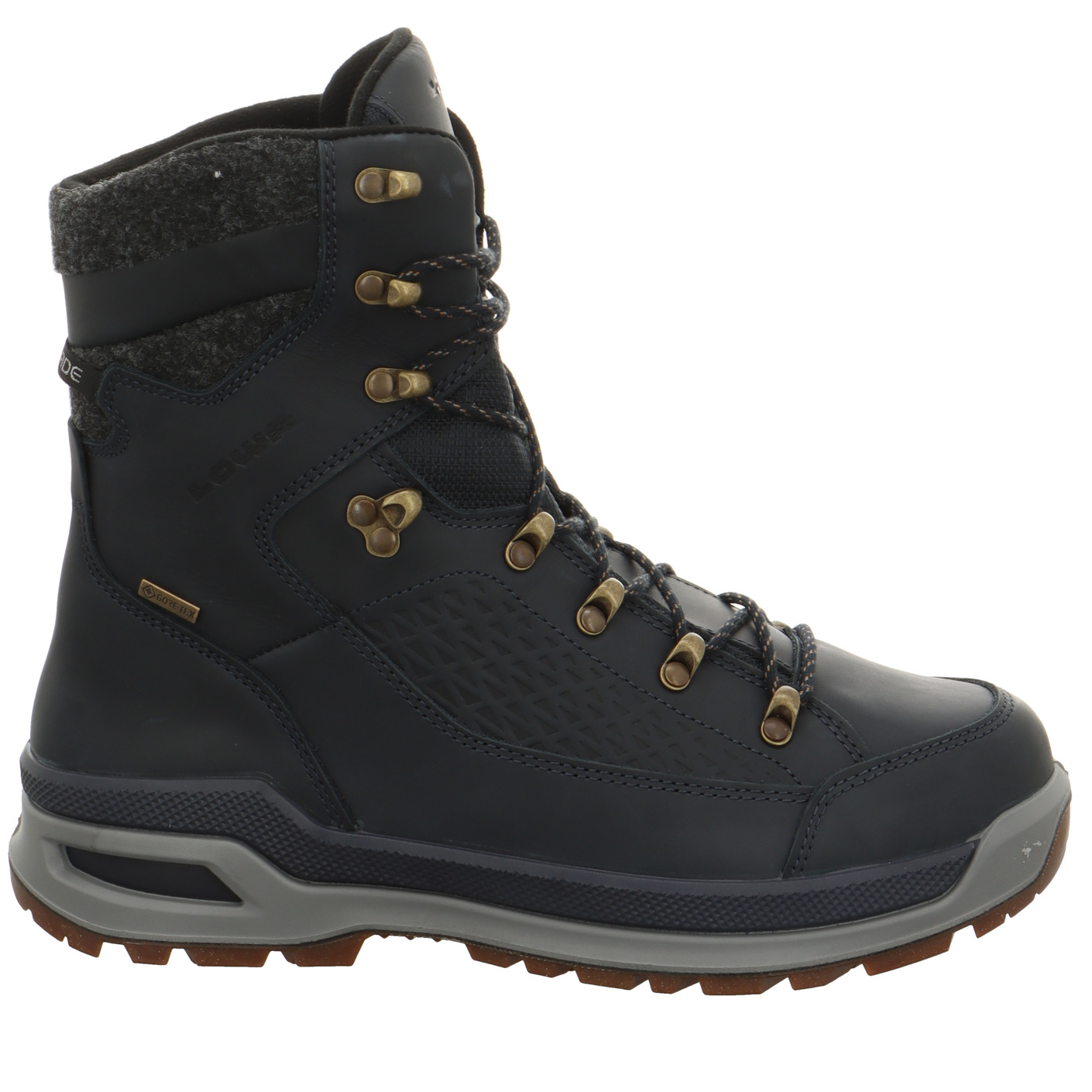 Wintertrekkingboot blau