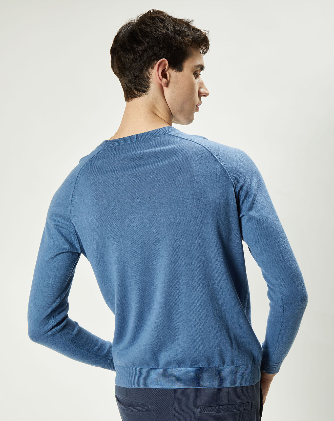 Harris Wilson Pull Oji bleu