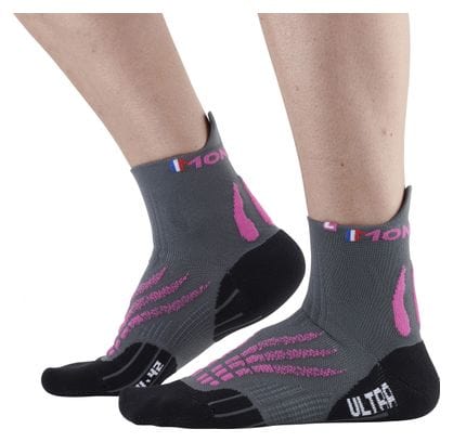 Chaussettes De Running Monnet Run Ultra Gris