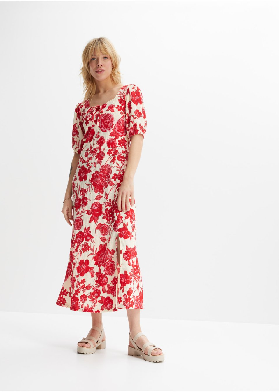 Robe en jersey crêpe