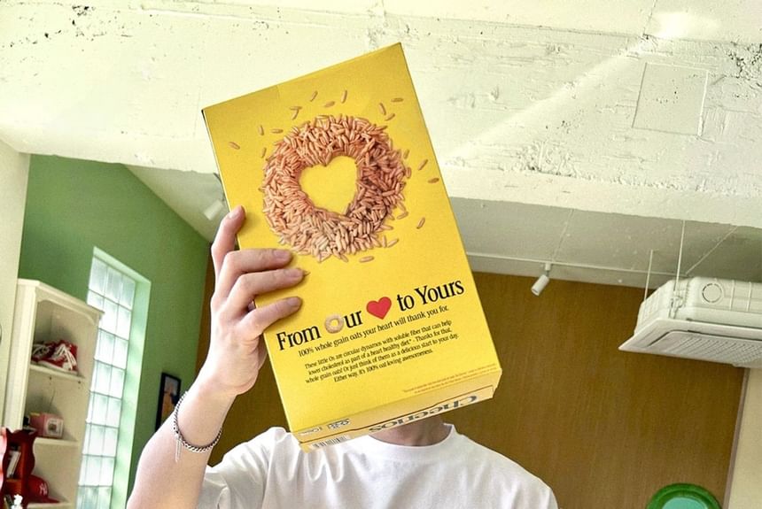 SeoulPop - T-shirt met korte mouwen en eendenprint en losse pasvorm