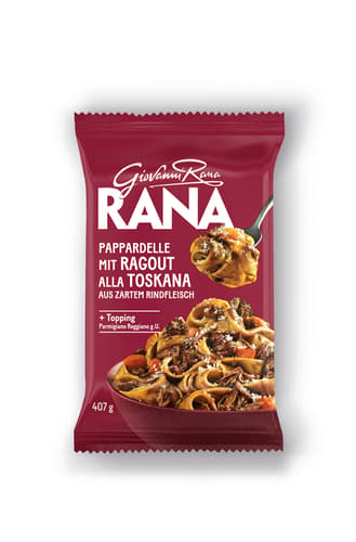 RANA Pappardelle mit Ragout alla Toskana aus zartem Rindfleisch