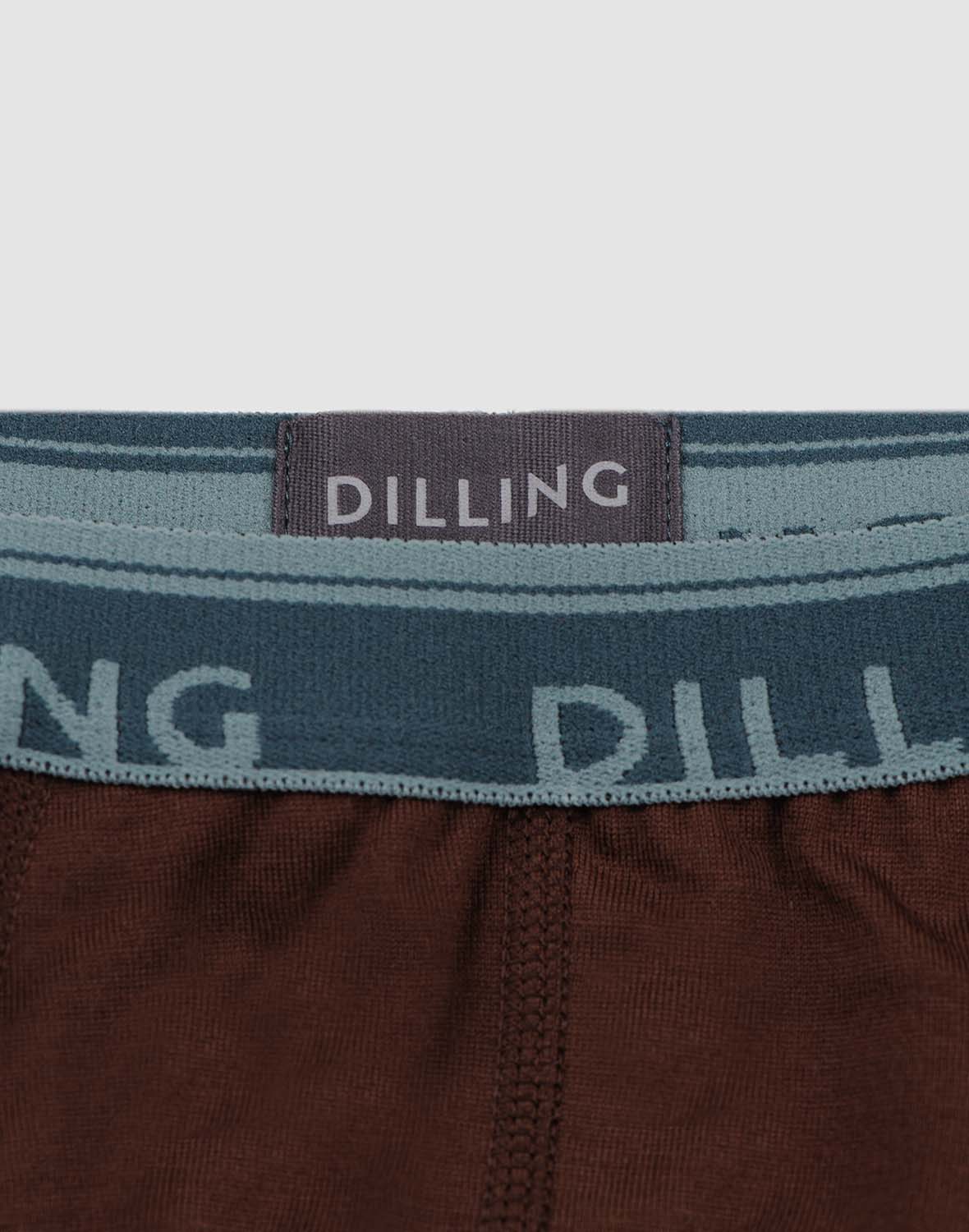 Boxershort van merinowol voor heren in Merlot