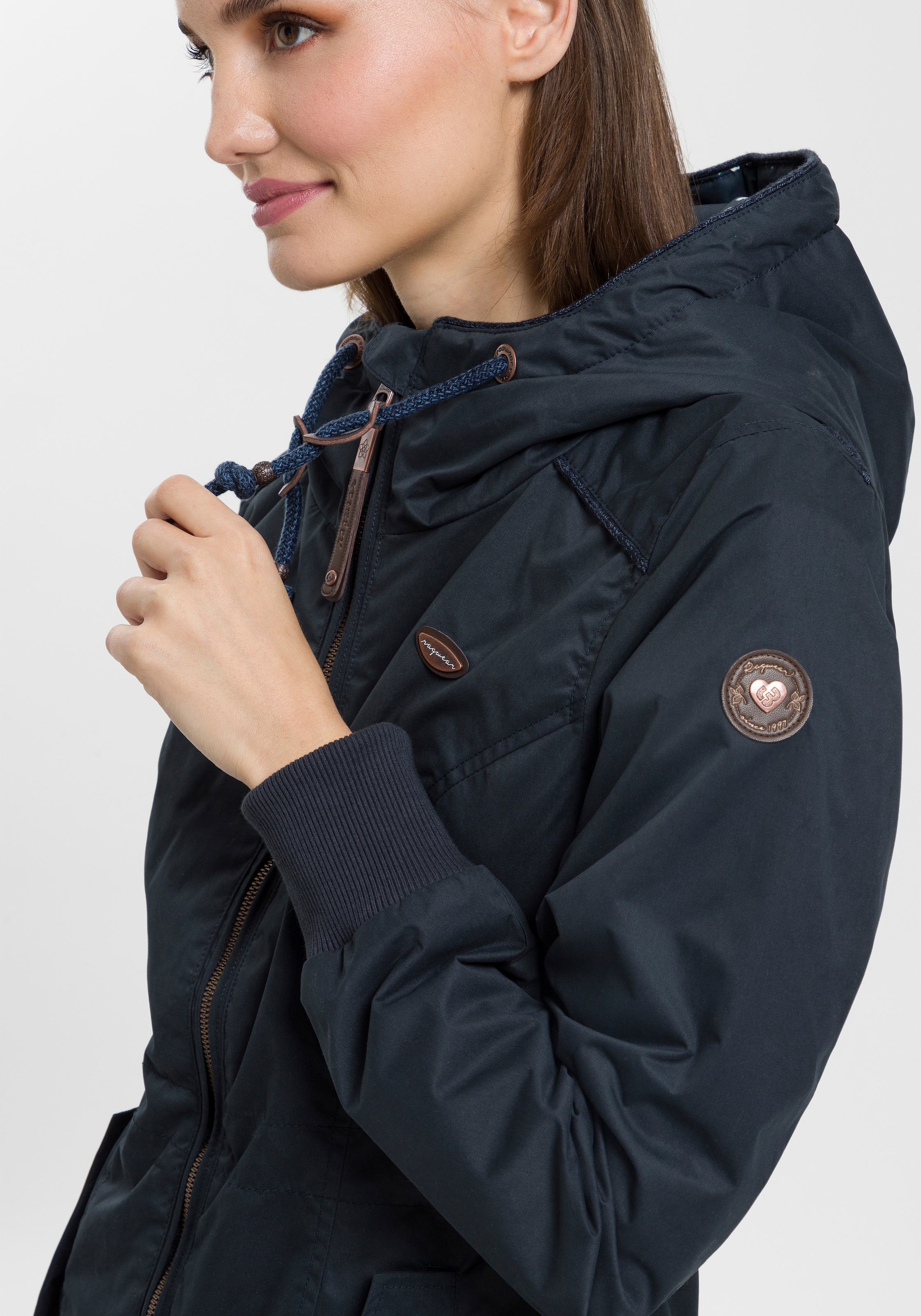 Ragwear Outdoorjacke »DANKA« mit Kapuze Urban Streetwear- Übergangs-Style mit Kapuze
