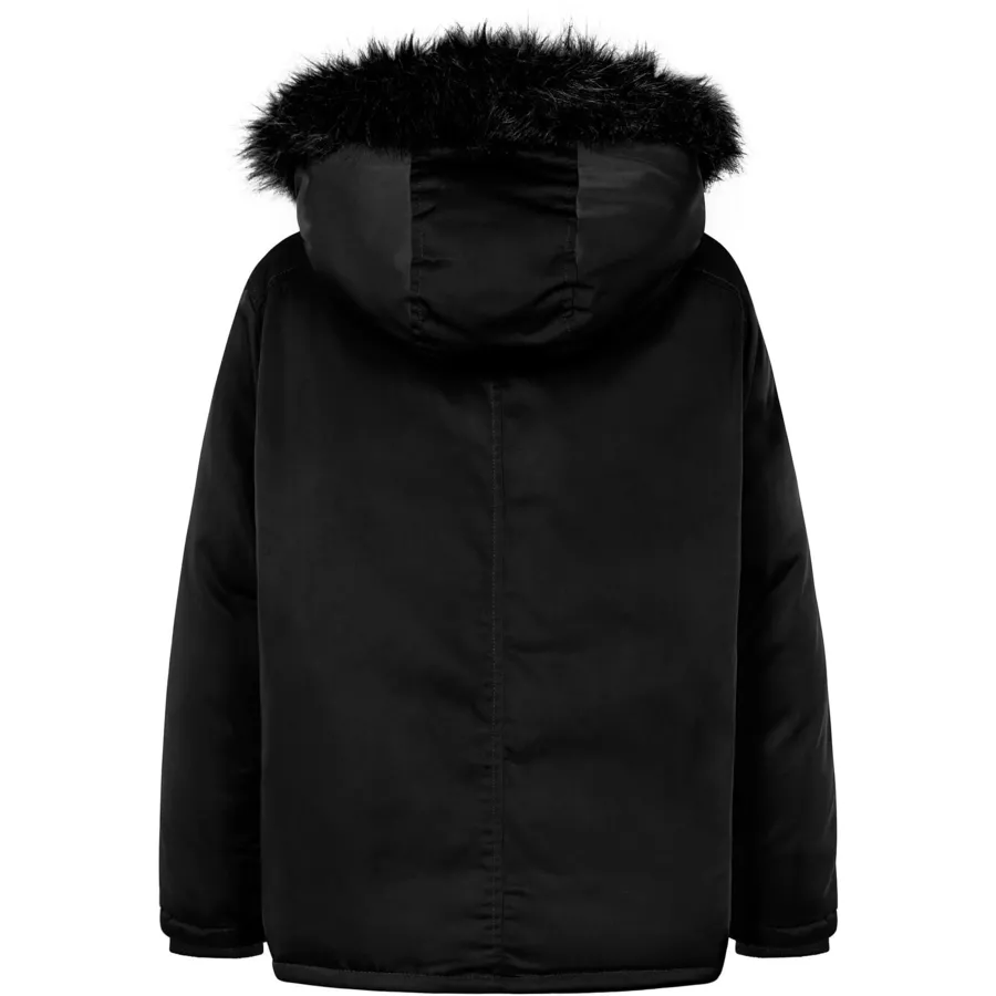MINOTI Parka mit Kapuze Schwarz