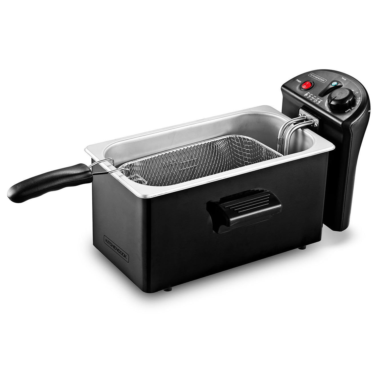 Kitchencook Friteuse noire - 3 L