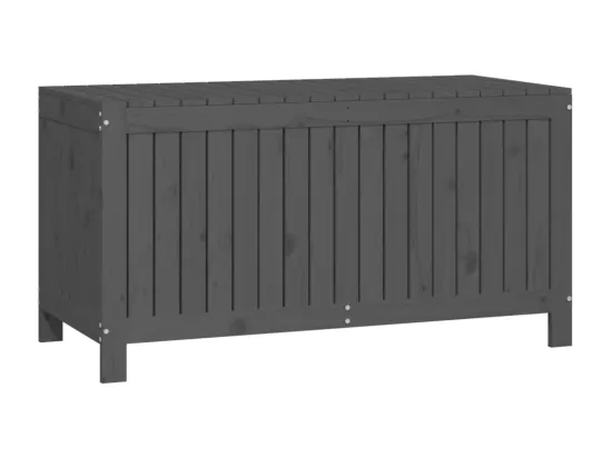 Boîte de rangement de jardin Gris 121x55x64 cm Bois de pin