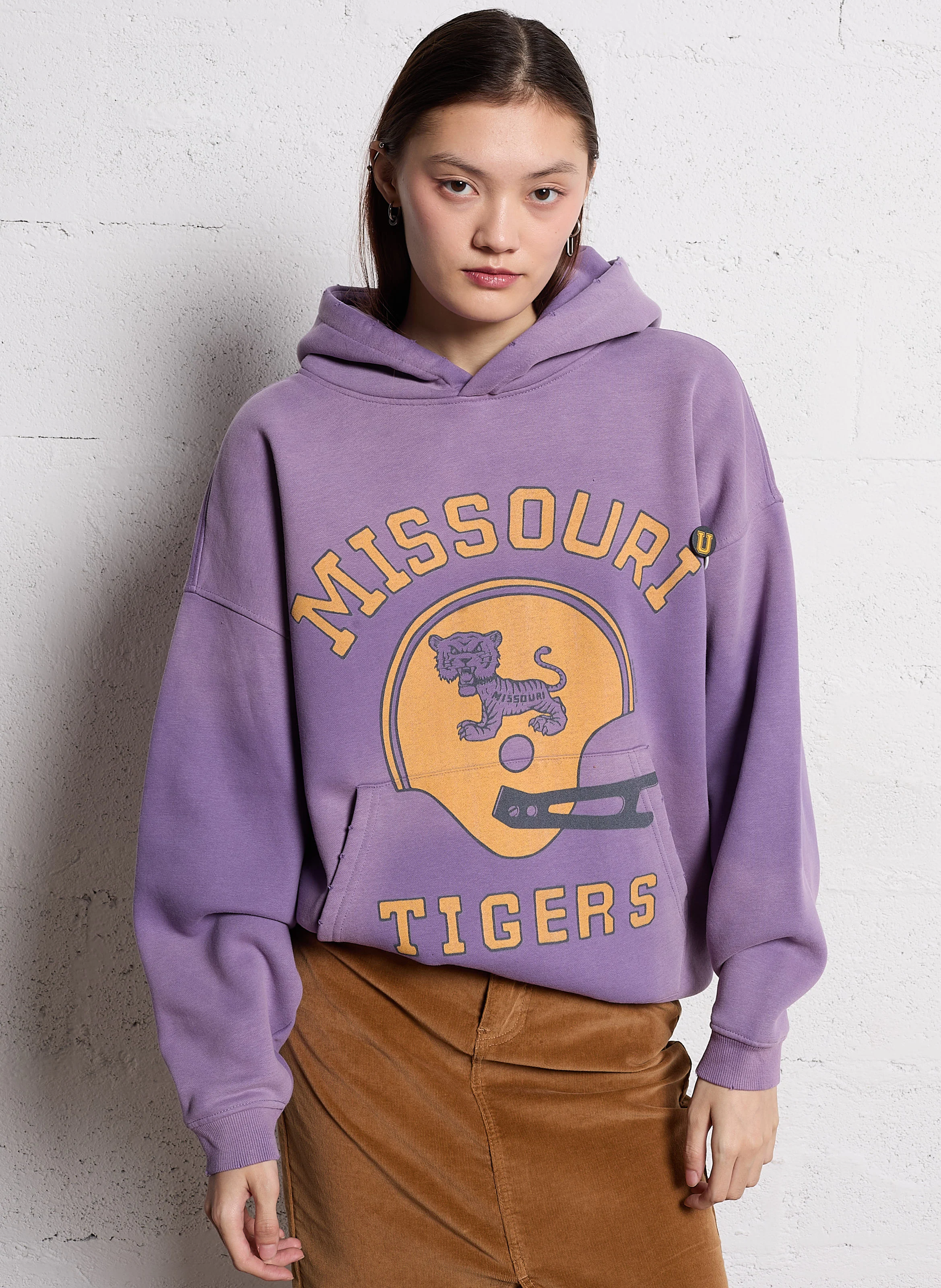 SKYLER MISSOURI - Sweat à capuche en coton mélangé | Violet