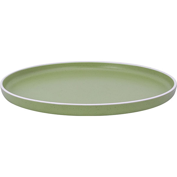 Assiette plate Mélamine 25cm DOLOMIT Verte