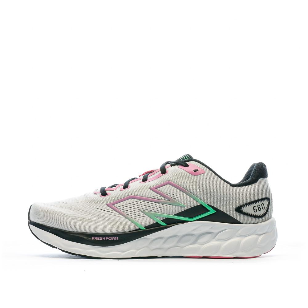New Balance Chaussures de running Grises Femme New Balance Fresh Foam 680