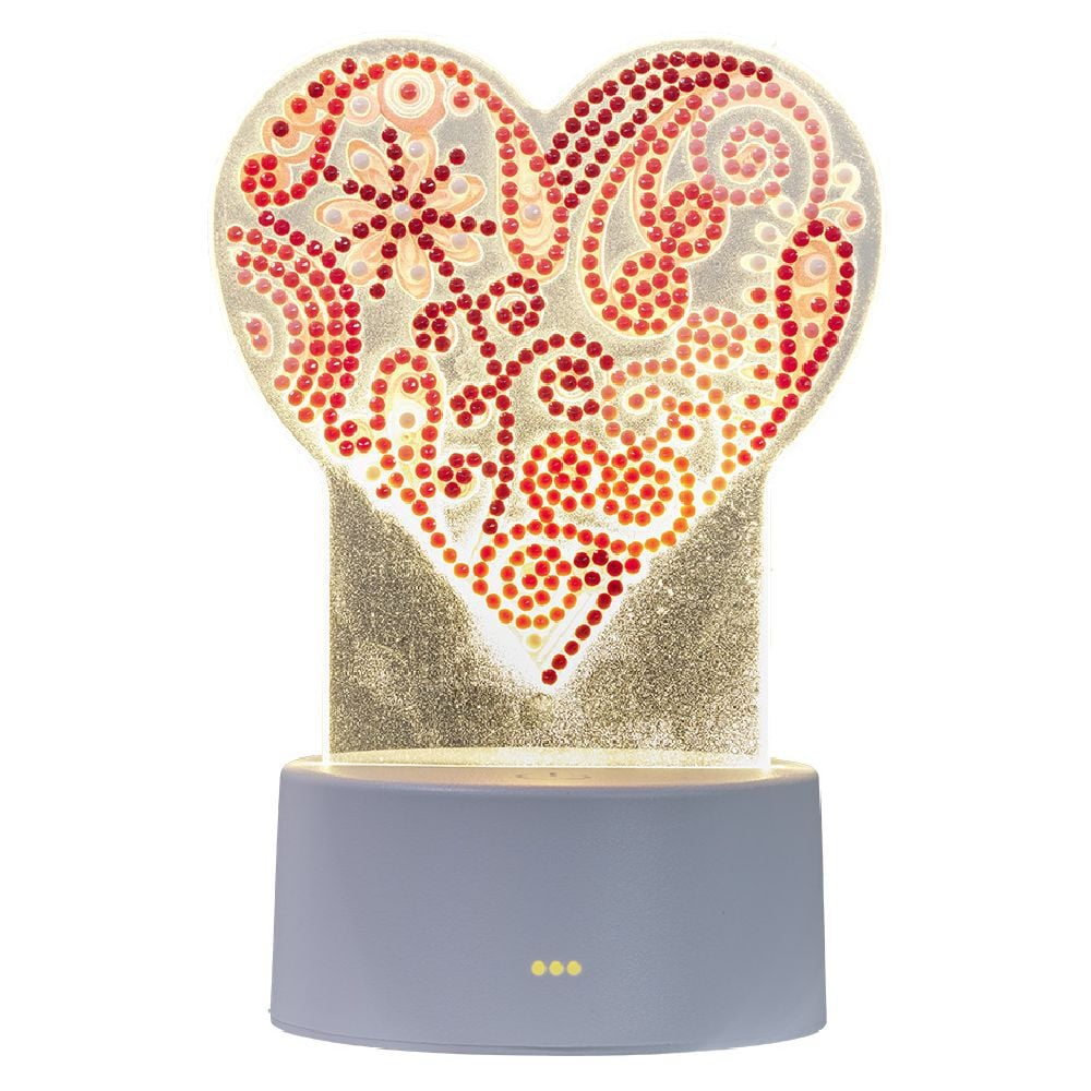 Veilleuse LED créative diamant à coller pour enfant