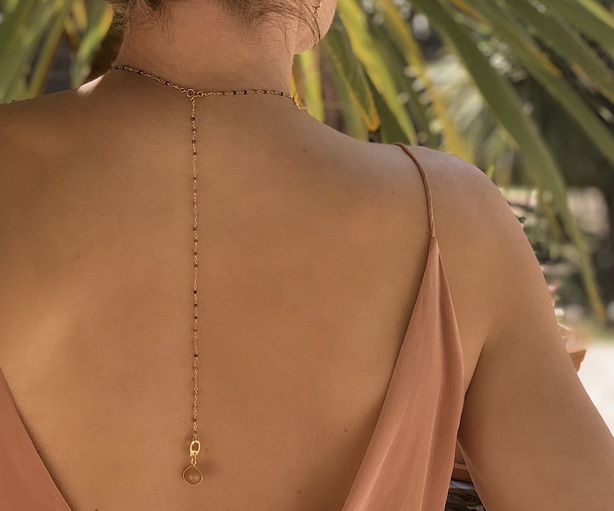 Choker et bijou de dos Vinyasa