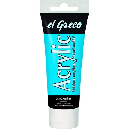 KREUL el Greco Acrylic Azurblau 75 ml Tube