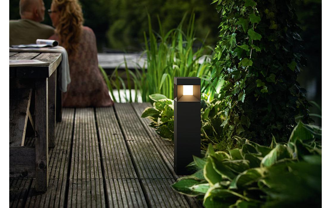 Sockelleuchte Parterre 8 W, 800 lm, 2700 K, 40 cm, SchwarzMyGarden LED-Wegeleuchte