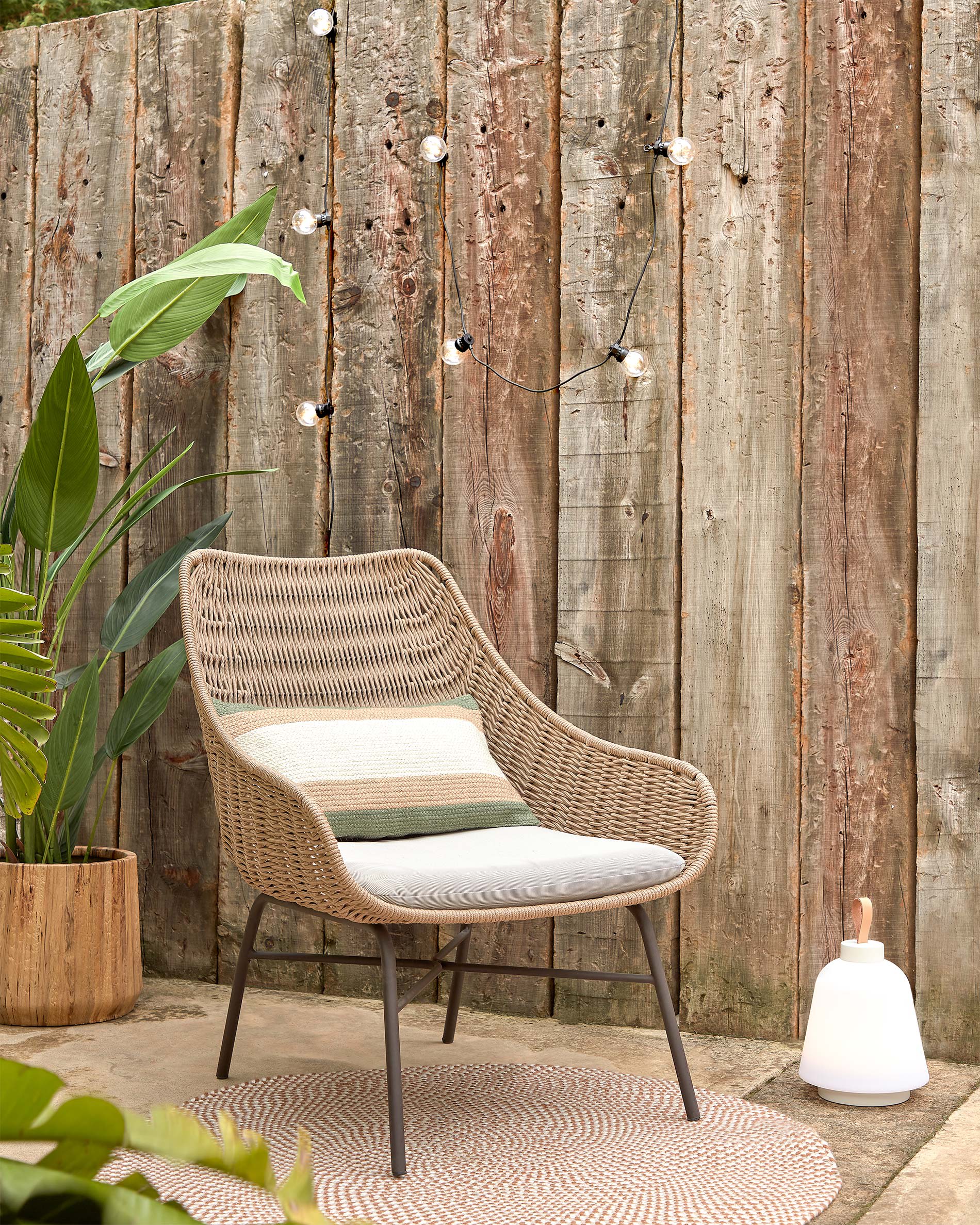 Kave Home - Abeli beige touw stoel
