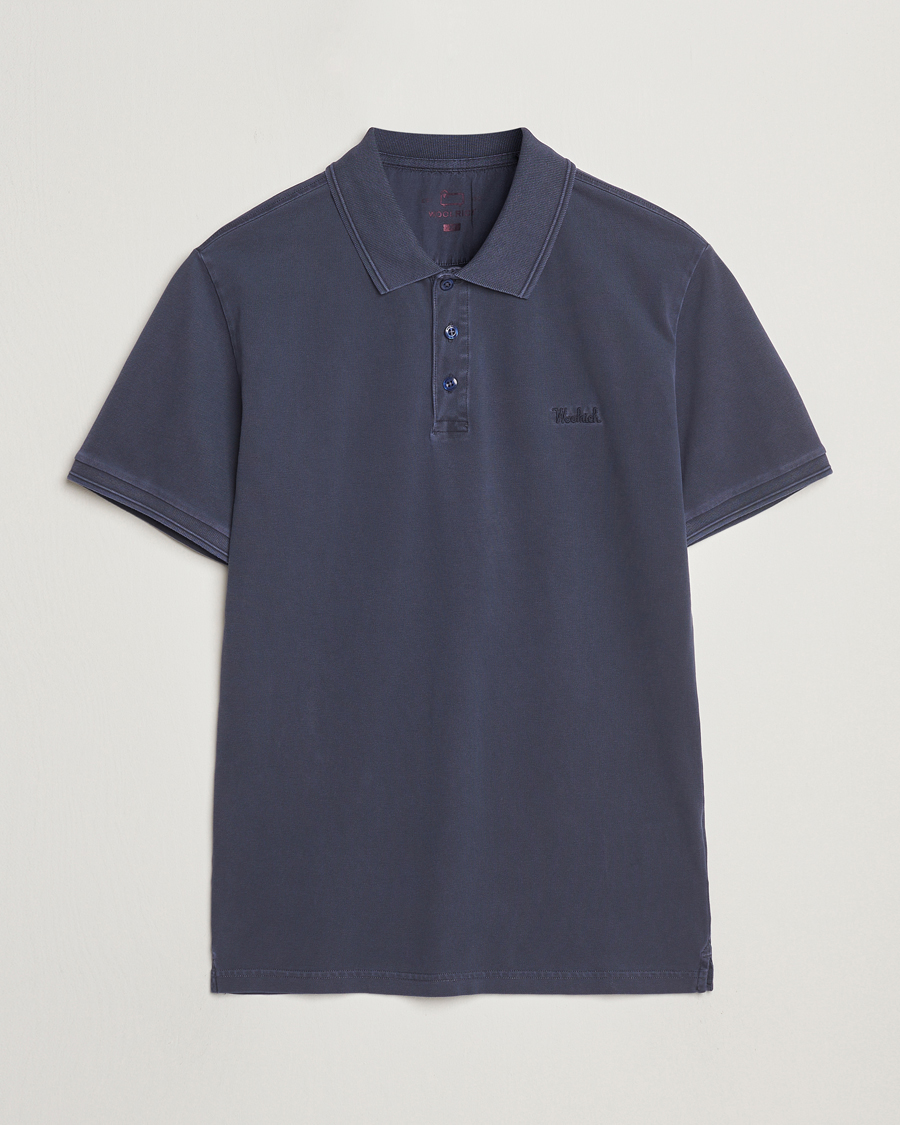 Woolrich Mackinack Polo Melton Blue